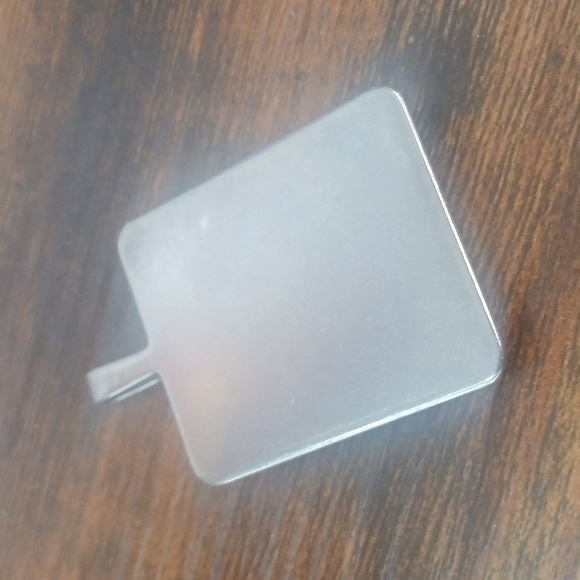 2" Lazer Etched Cherub Angel Pendant Black Onyx Stone Unisex Sterling Silver - Picture 3 of 6